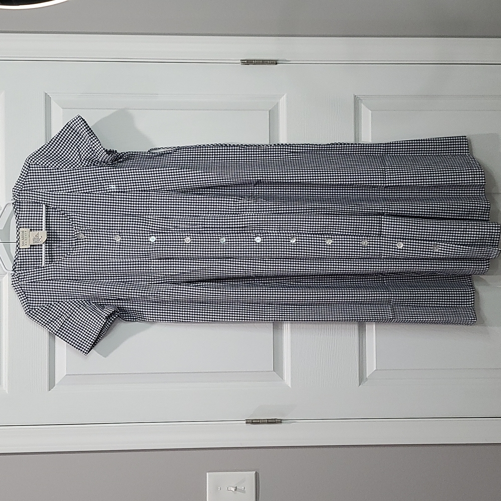 New Addition Maternity Dress, Checkered, Small